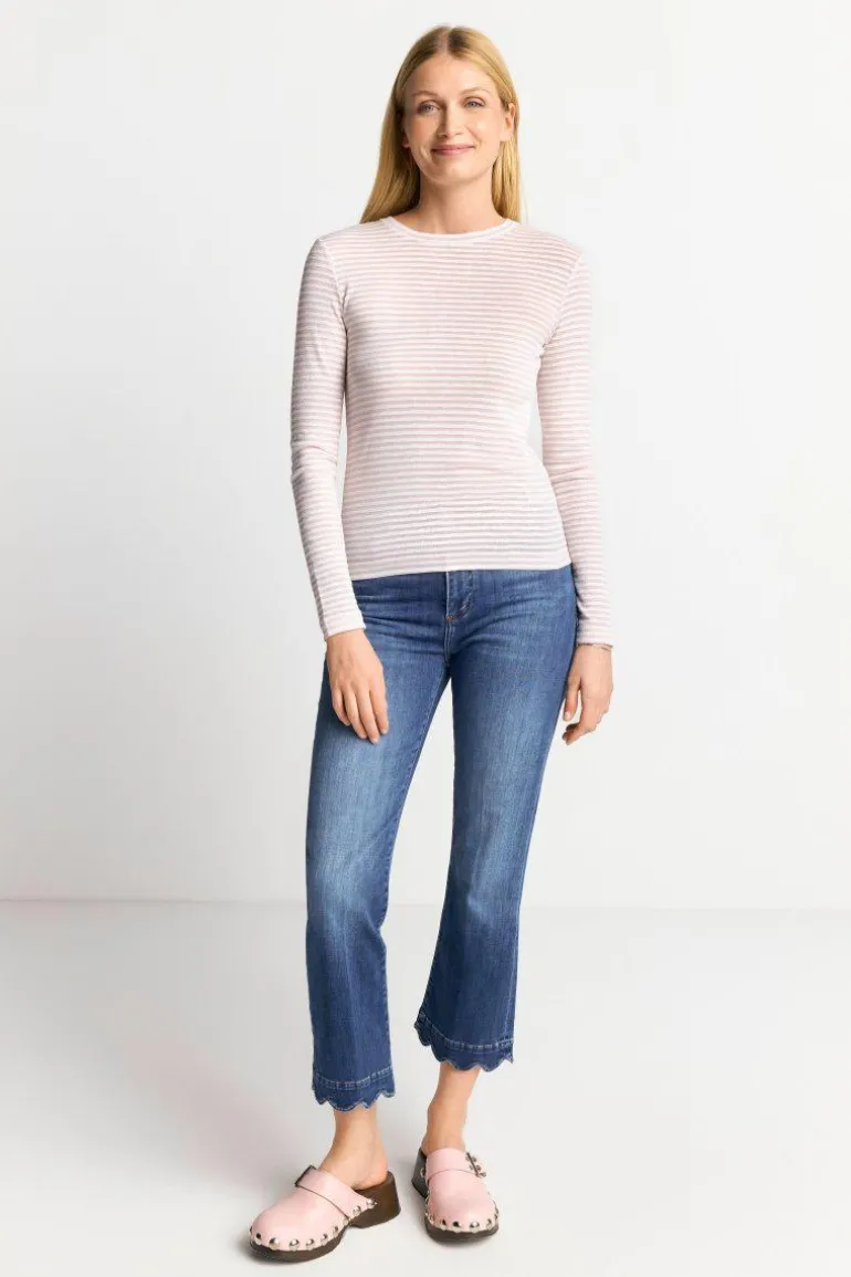 Longsleeve Mit Metallfäden