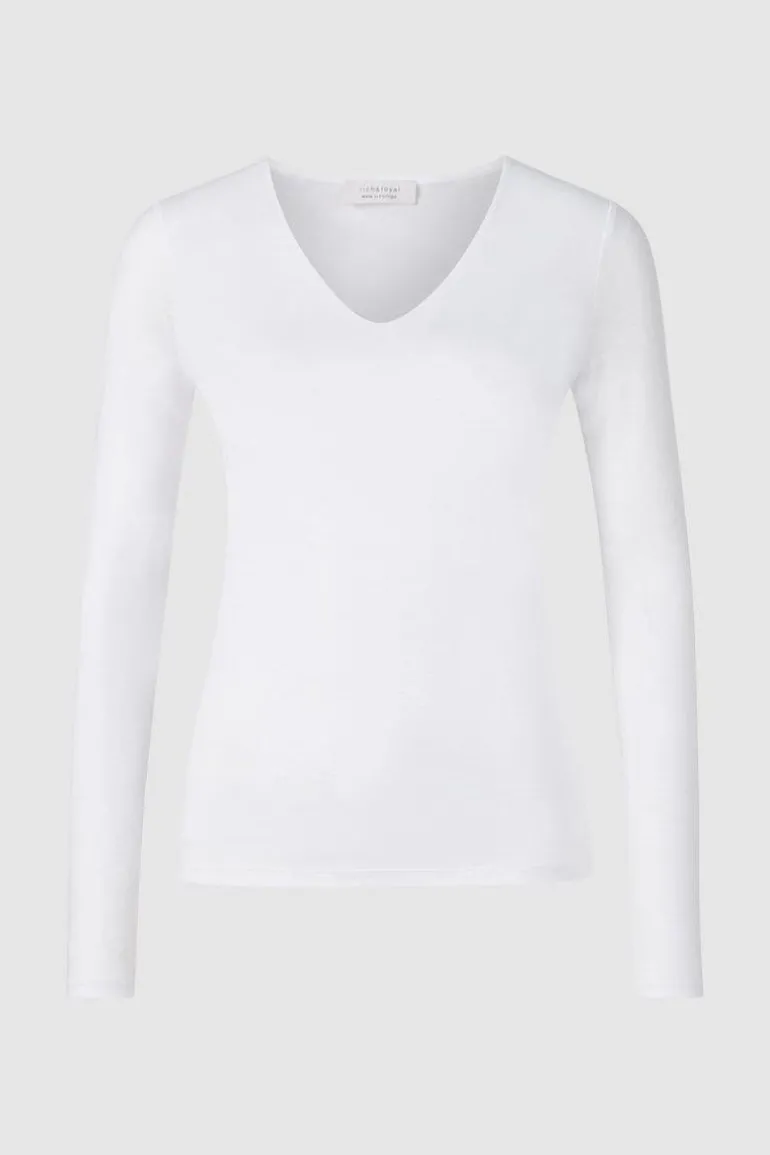 Longsleeve Mit V-Neck