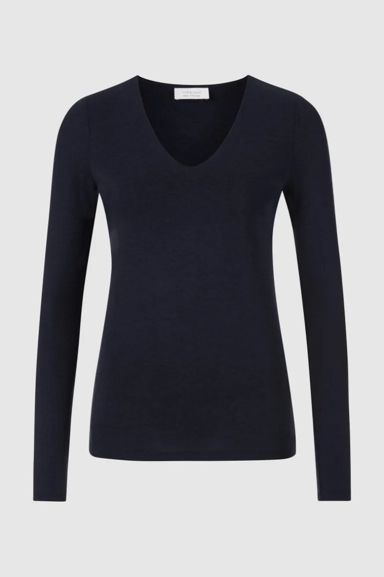 Longsleeve Mit V-Neck
