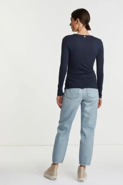 Longsleeve Mit V-Neck