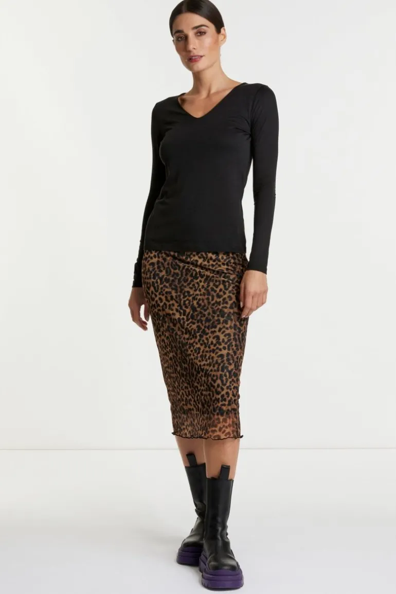 Longsleeve Mit V-Neck