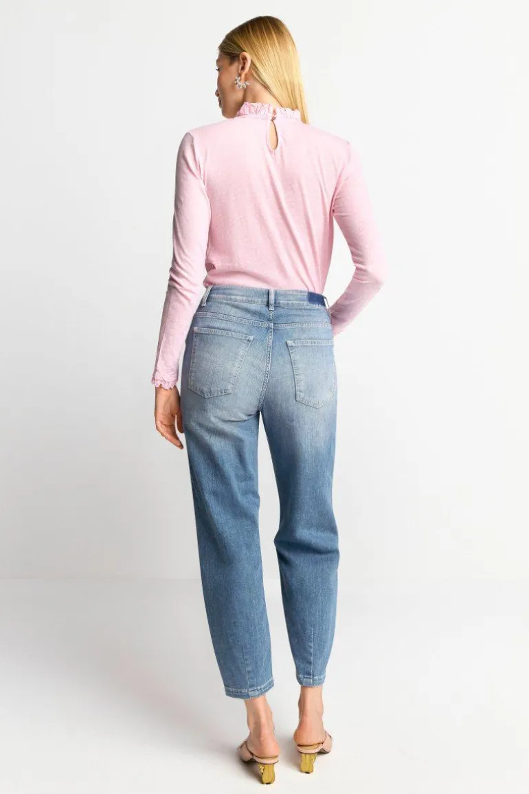 Longsleeve Mit Frill-Kragen