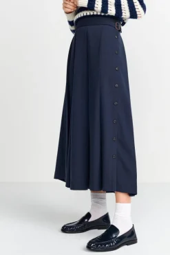 Midirock Mit Seitlicher Knopfleiste