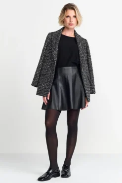 Minirock In Lederoptik