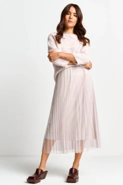 Plisseerock In Midilänge