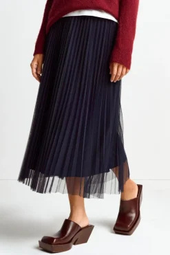 Plisseerock In Midilänge