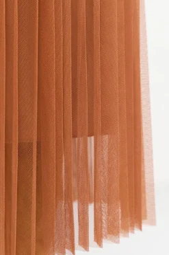 Plisseerock In Midilänge