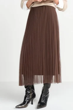 Plisseerock In Midilänge