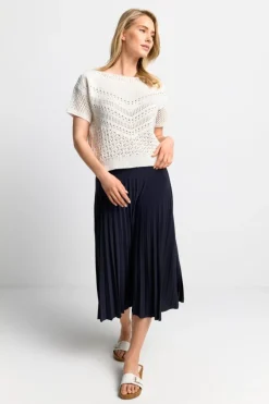 Plisseerock Mit Elastischem Bund