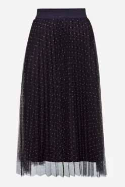 Plisseerock Mit Pünktchenmuster