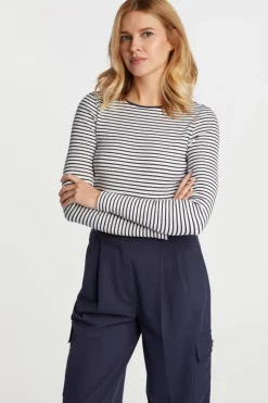 Rib-Longsleeve Aus Bio-Baumwolle