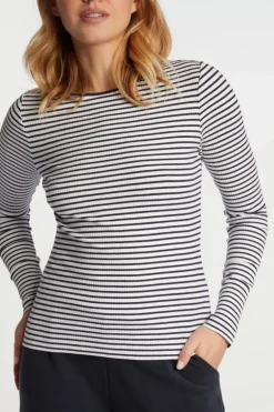 Rib-Longsleeve Aus Bio-Baumwolle
