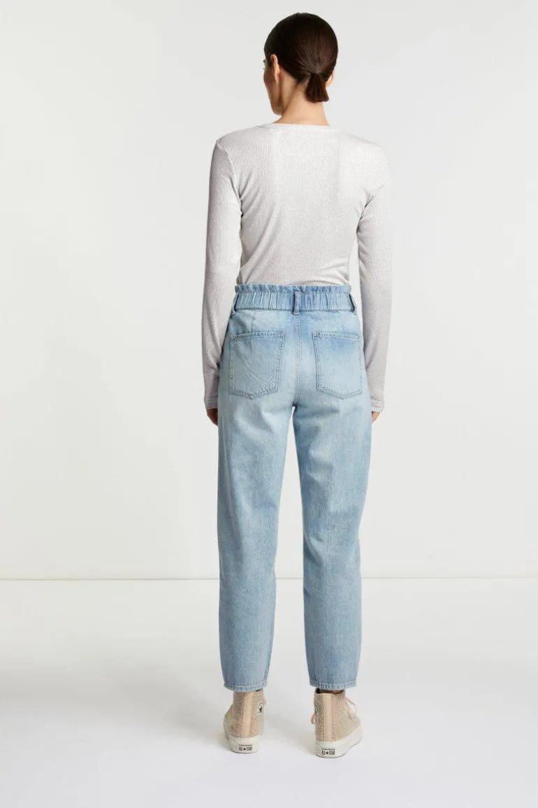 Rib-Longsleeve Mit Glanzeffekt