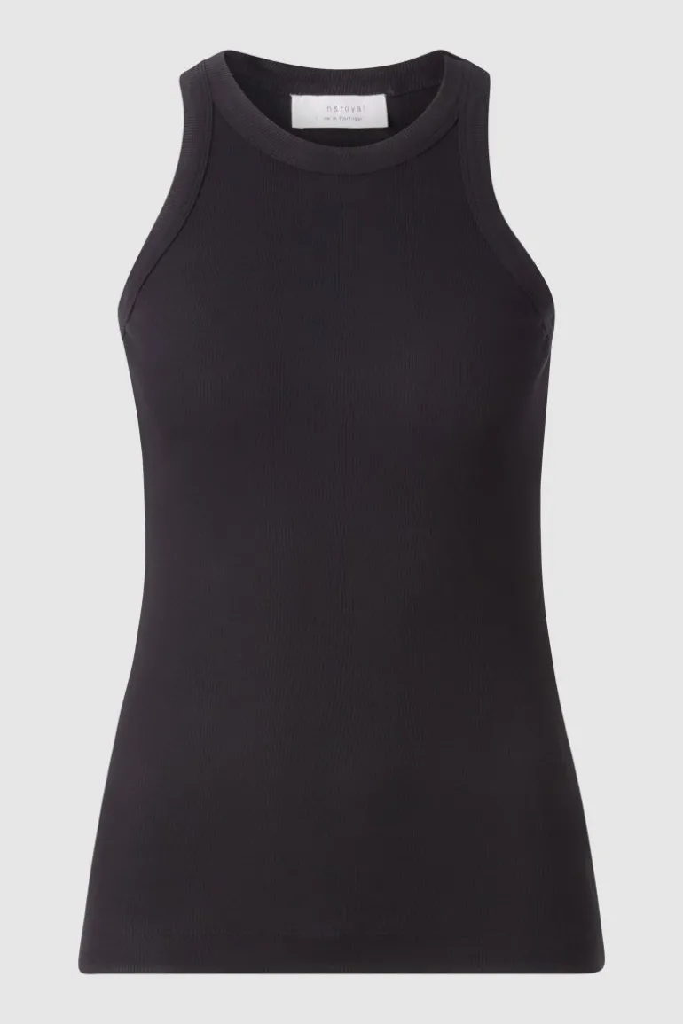 Rib-Top In Bodycon-Fit
