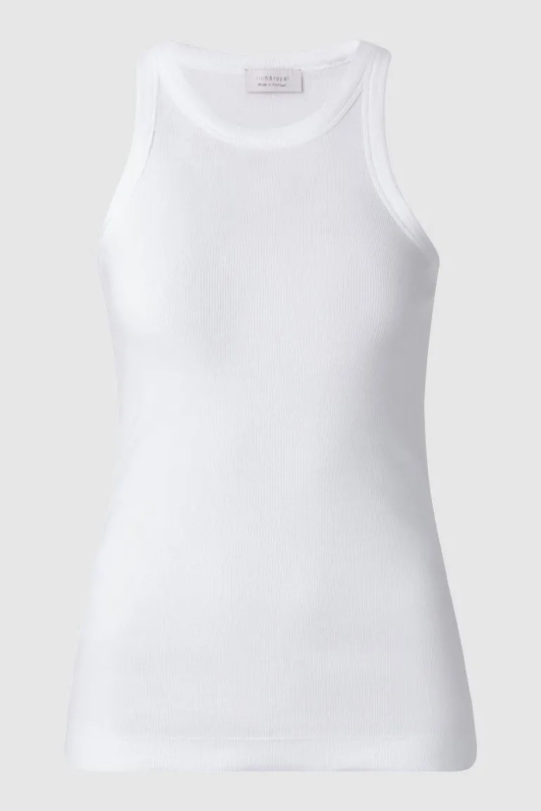 Rib-Top In Bodycon-Fit