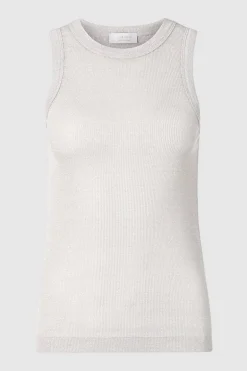 Rib-Top Mit Glanzeffekt