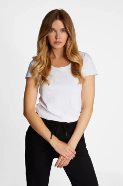 Slub-T-Shirt Aus Baumwolle