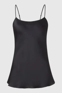 Spaghettiträger-Top Mit Seide