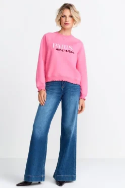 Statement-Sweater Mit Raglanärmeln