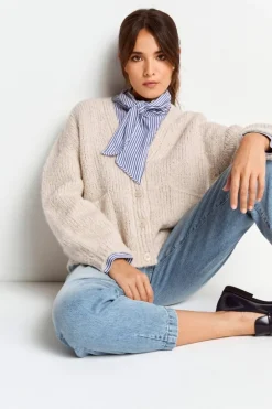 Strickcardigan Mit Knopfleiste