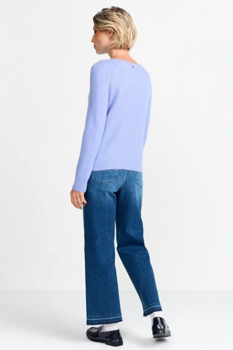 Strickpullover Aus Weicher Wollmischung