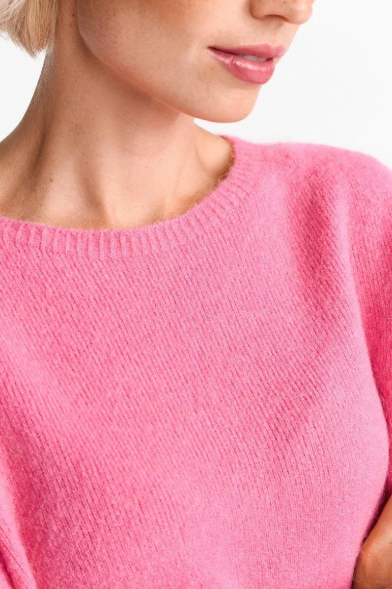 Strickpullover Aus Weicher Wollmischung