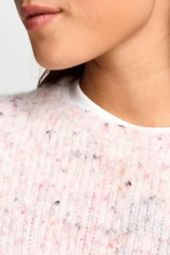 Strickpullover Mit überschnittenen Schultern