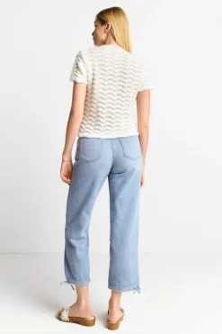 Strick-Shirt Mit Paillettendetails