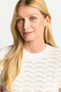 Strick-Shirt Mit Paillettendetails