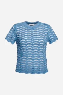 Strick-Shirt Mit Paillettendetails