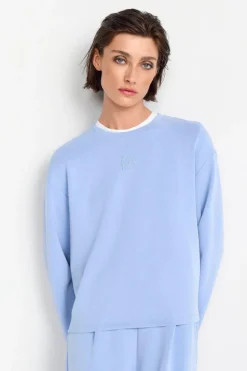 Sweatshirt Aus Supersoftem Jersey