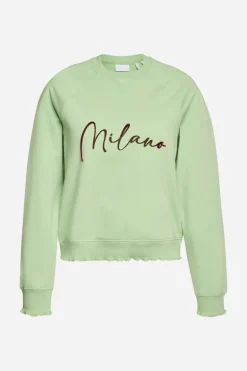 Sweatshirt Mit Schriftzug