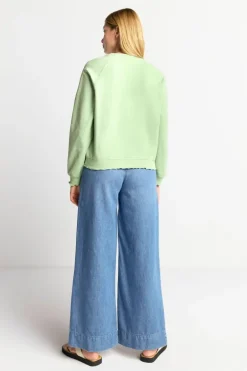 Sweatshirt Mit Schriftzug