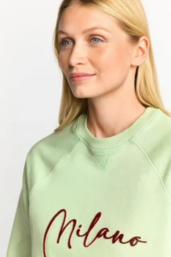 Sweatshirt Mit Schriftzug