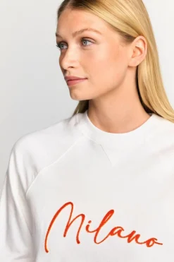 Sweatshirt Mit Schriftzug