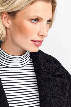 Teddy-Mantel Mit Reverskragen