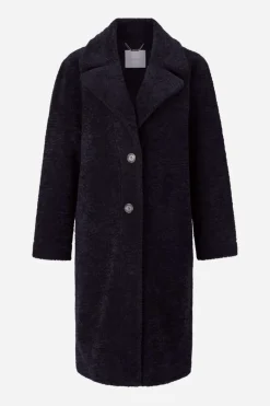 Teddy-Mantel Mit Reverskragen