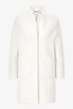 Teddy-Mantel Mit Stehkragen