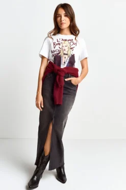 T-Shirt Mit Fashion-Illustration