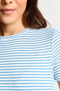 T-Shirt Mit Metallfäden