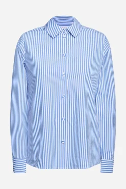 Weite Hemdbluse Mit Knopfleiste